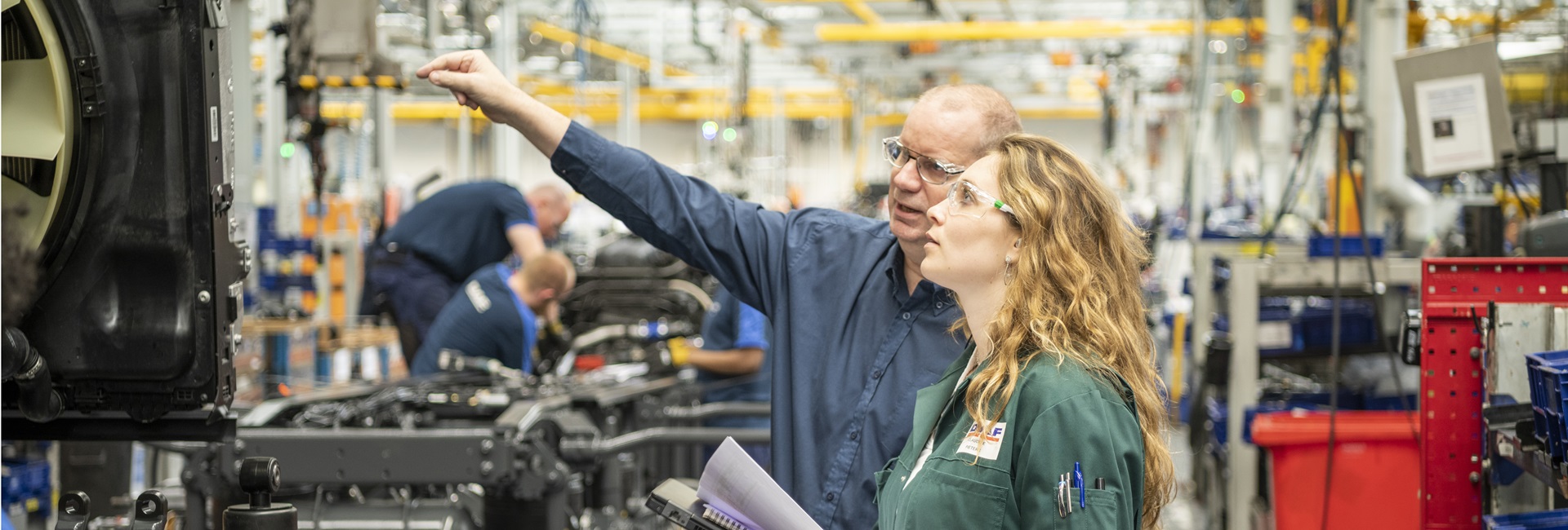 Vakgebieden werken bij daf