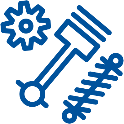 services parts supply blue